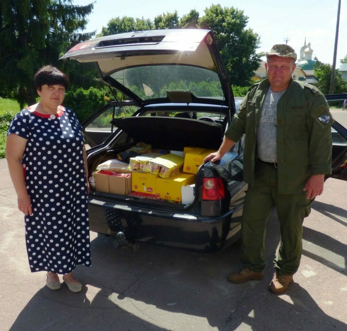 Delivery of humanitarian aid to soldiers of the 30th Nizhyn rifle battalion 