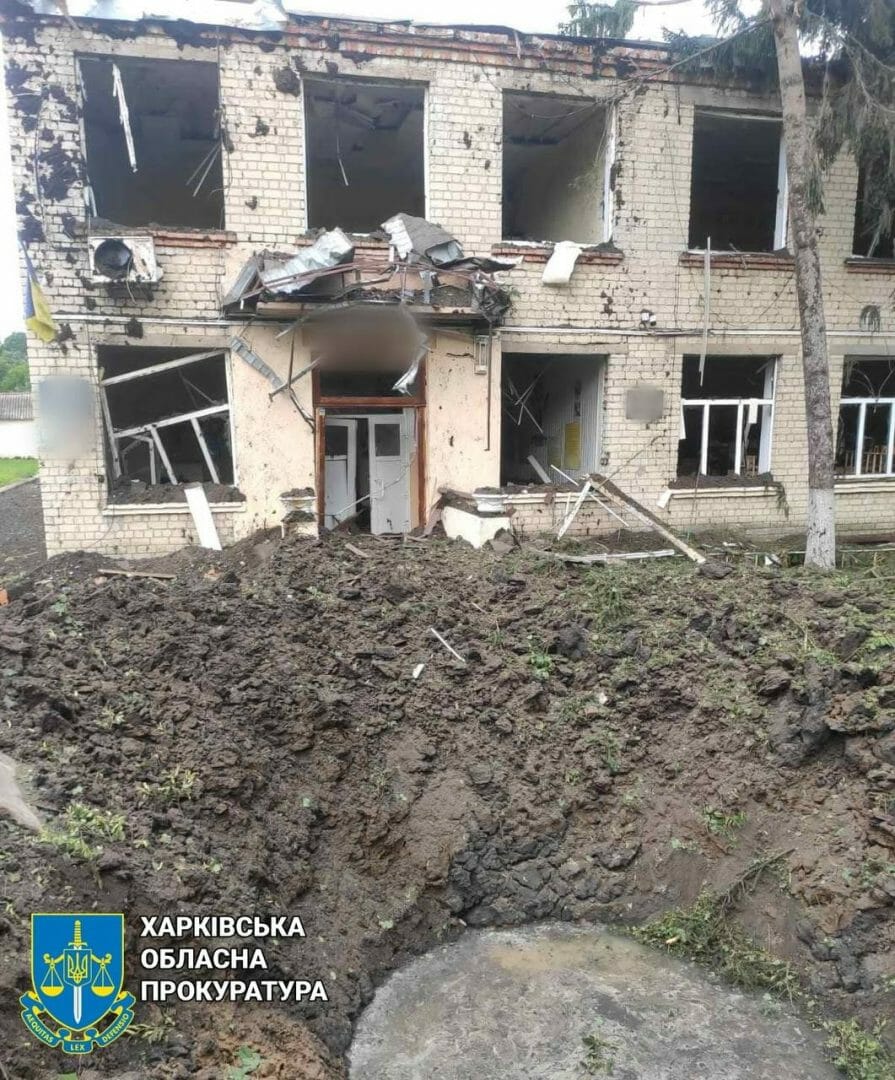 Consequences of shelling of the community: the building of a local school