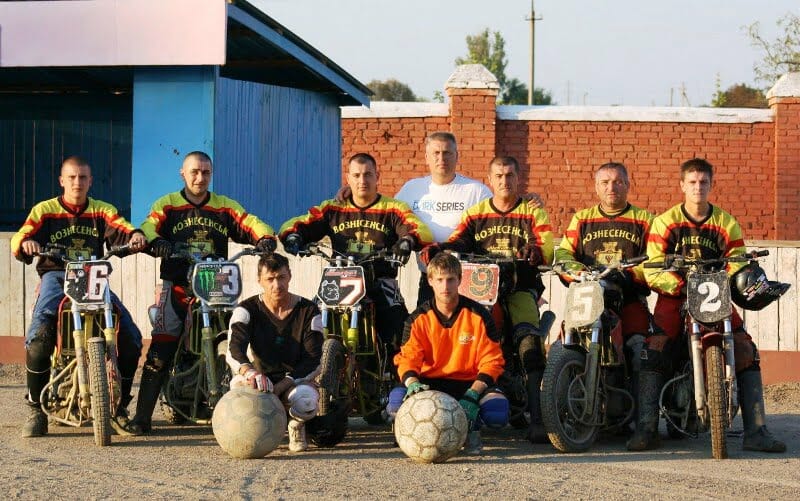 Voskhod Motoball Team.
