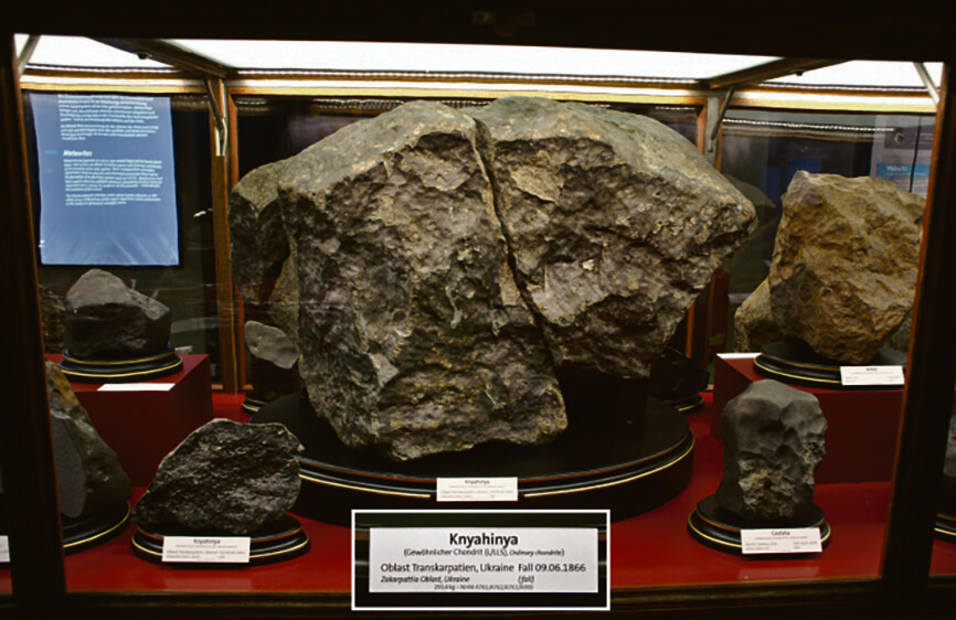 The Knyahinya meteorite.