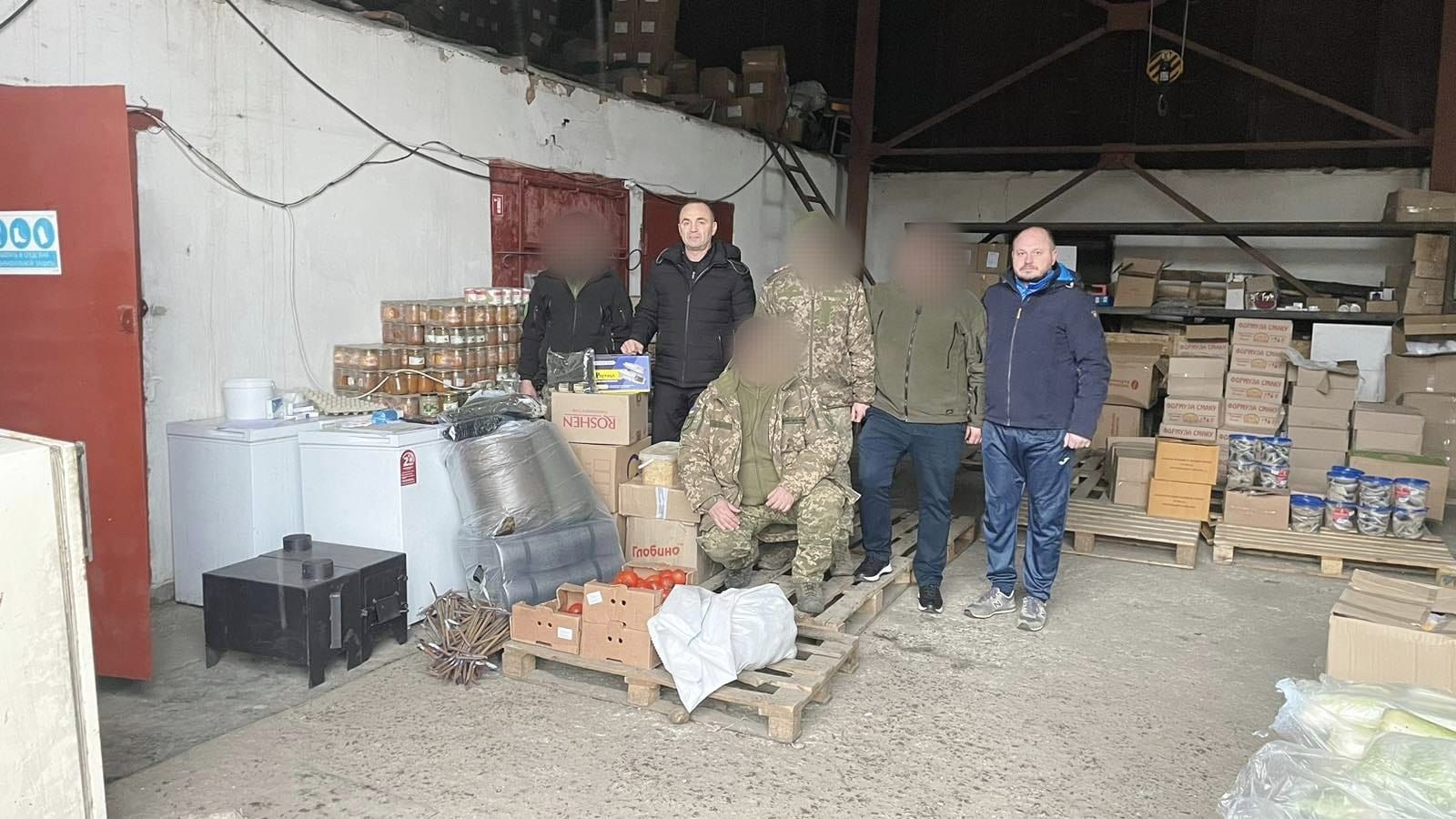 Aid to soldiers of the Ukrainian Armed Forces in the area of Bakhmut and Soledar