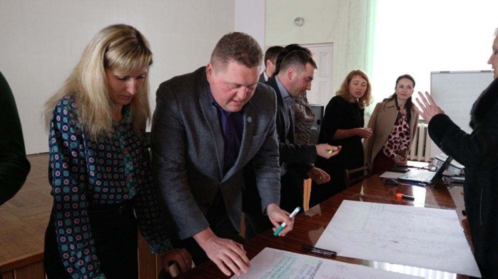 Discussing the priority areas of strategic development of the Liubeshiv Community (mentoring support – Volyn Branch of the Local Government Development Centre) 