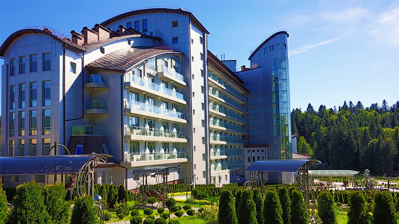 One of the Skhidnytsia hotels