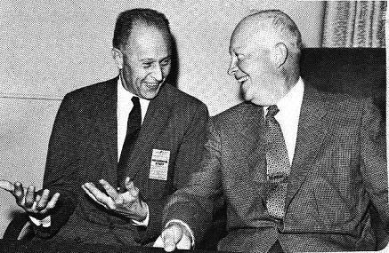 George Kistiakowsky and US President Dwight Eisenhower