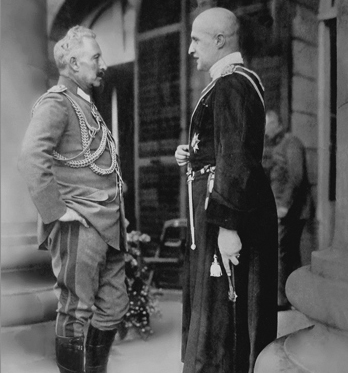 Ukrainian Hetman Pavlo Skoropadskyi with German Kaiser Wilhelm II