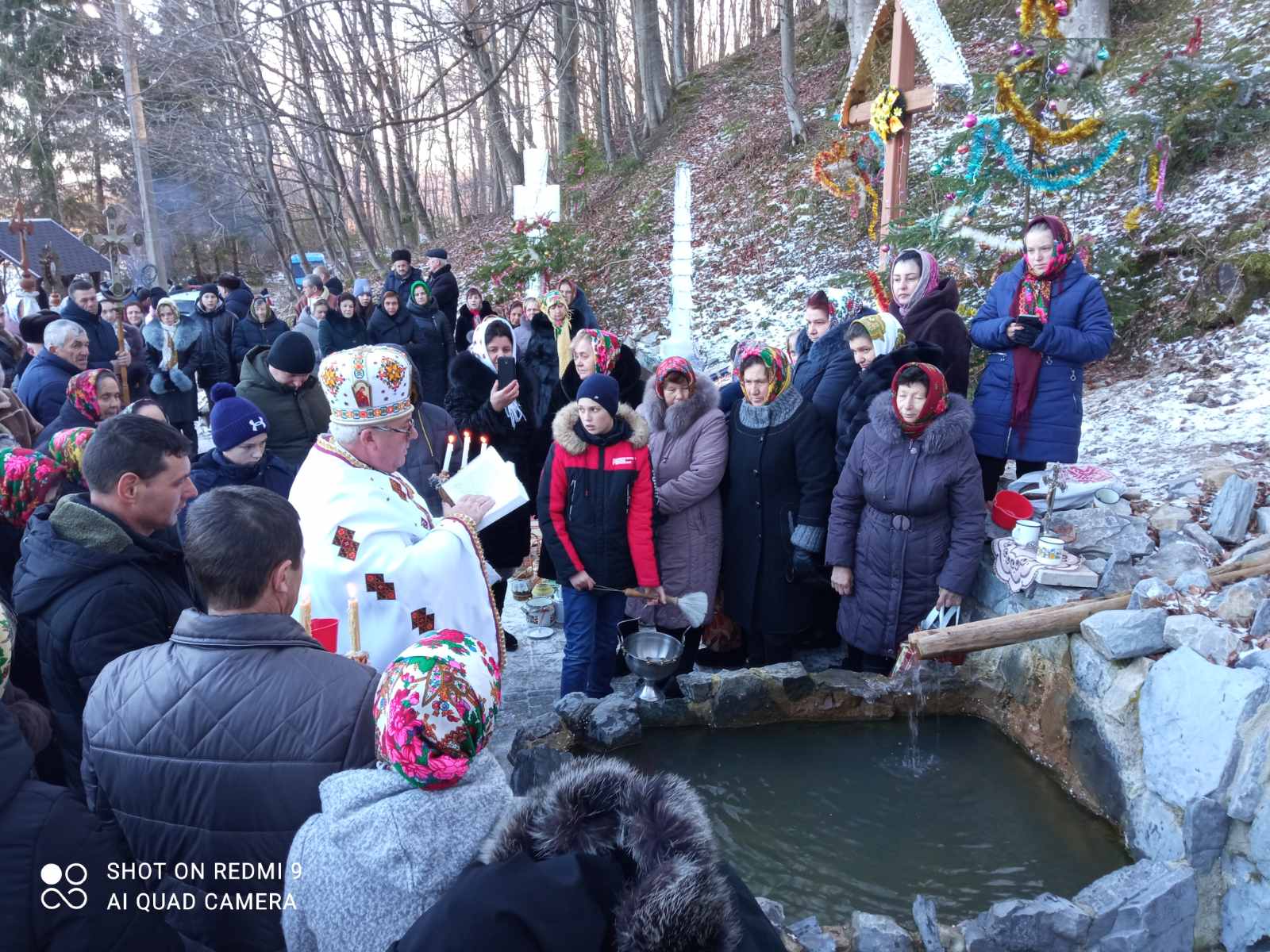 Consecration of water in the Dzhurkut spring, the village of Kropyvyshche