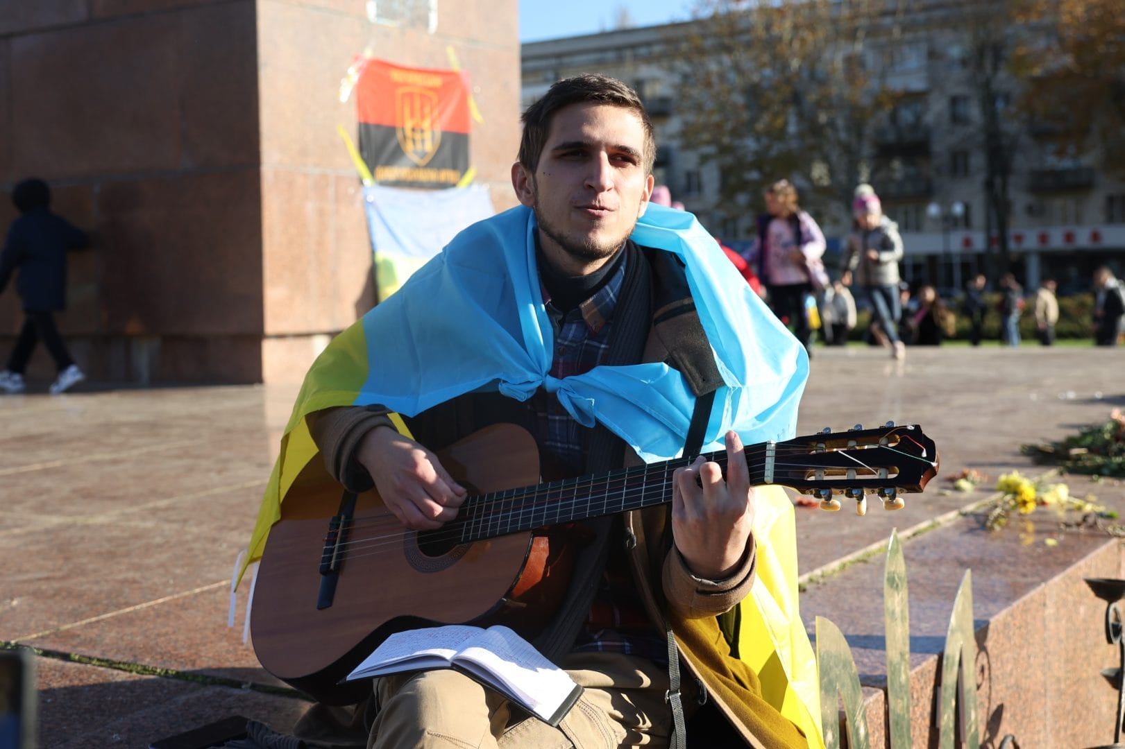 The first days of Kherson's liberation. From open public resources.