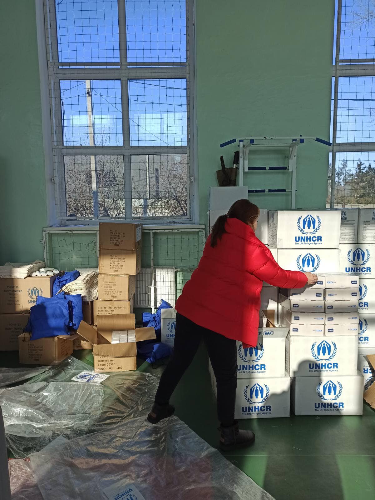Humanitarian aid from the UNHCR