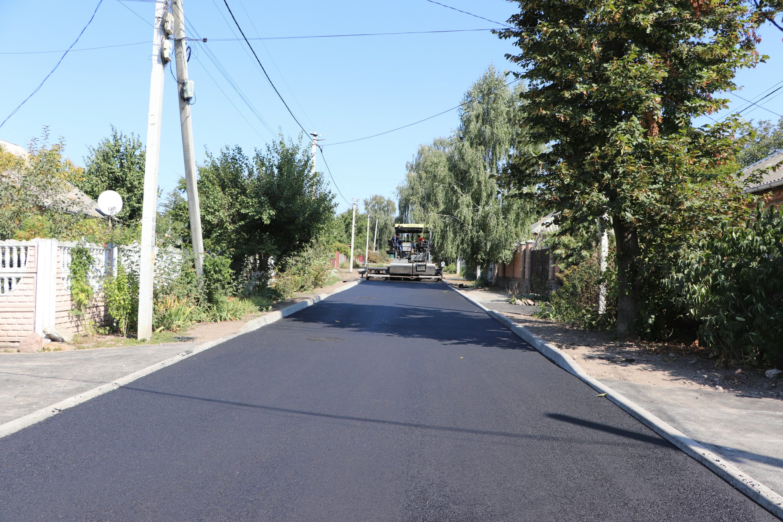 Repair of roads on the territory of the community