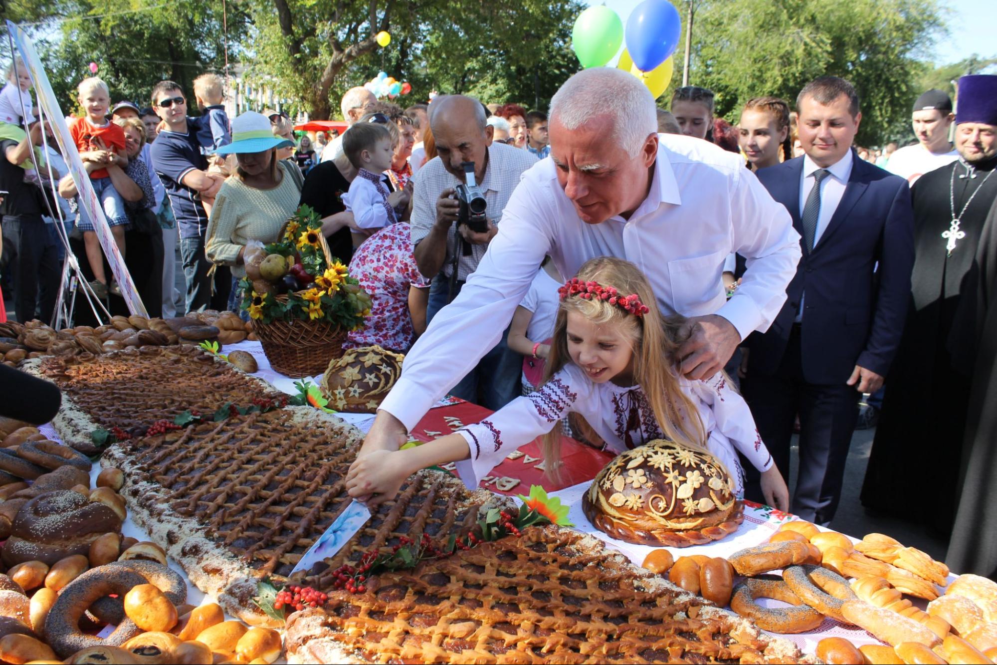 Anatoliy Vershyn at the celebration of the City Day