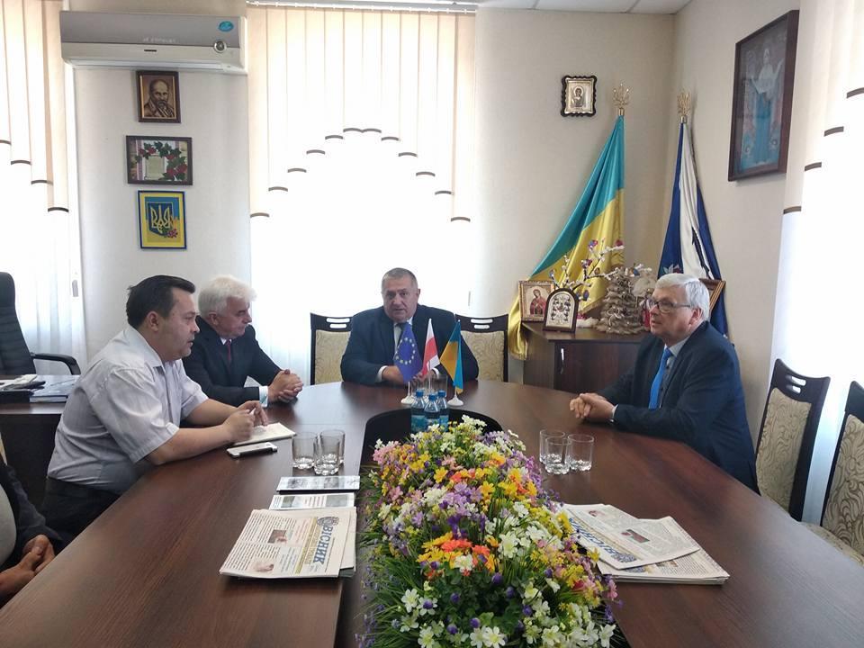 Visit of the delegation of representatives of the partner Polish gmina of Pukhachów to get to know each other and sign a Memorandum of Intent in the field of international cooperation