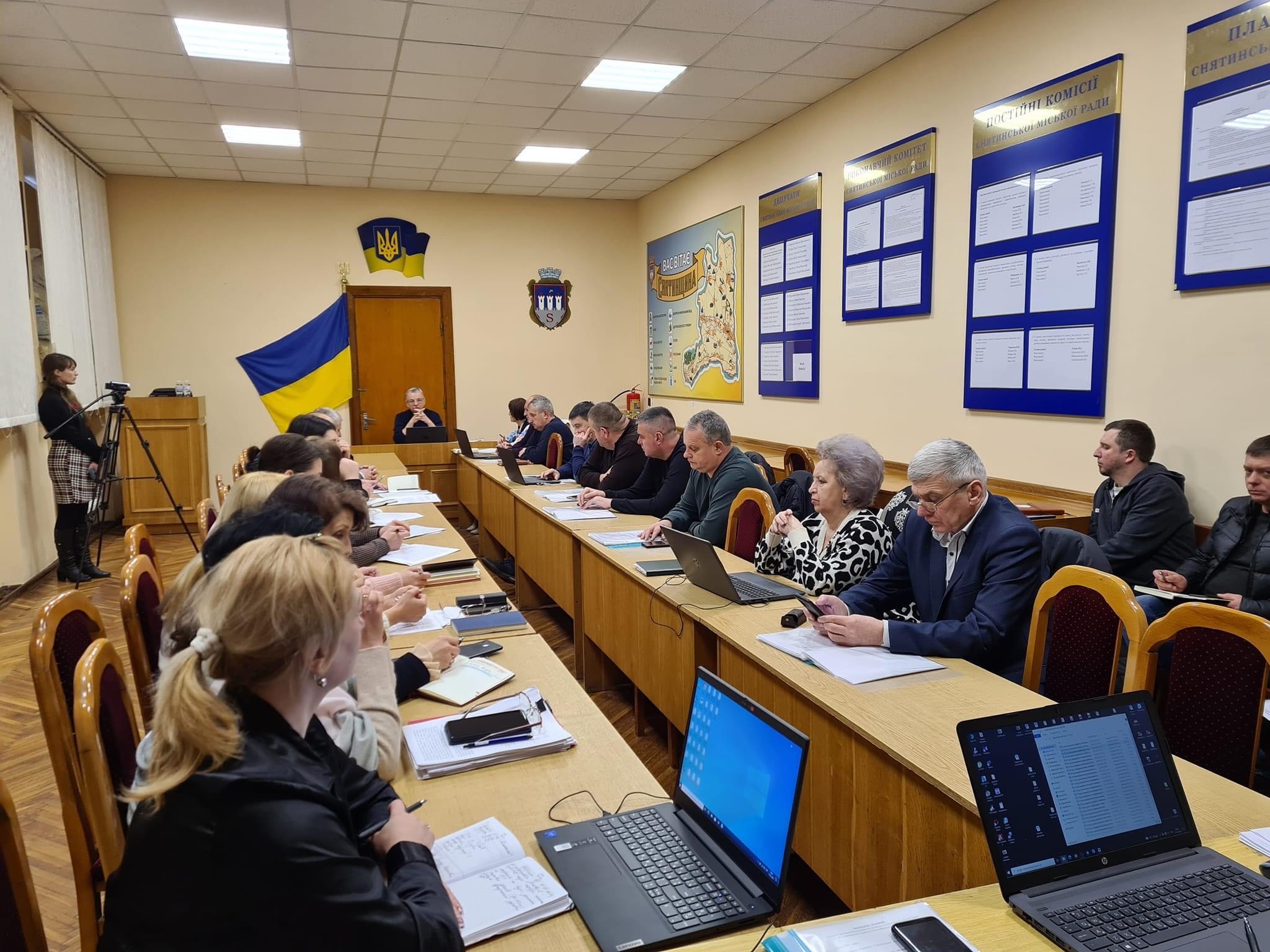 Meeting of the Executive Committee of the Sniatyn Town Council