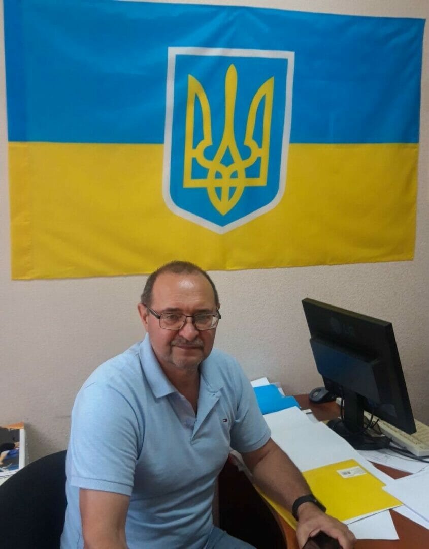 Head of the Tokmak city military administration Oleksandr Chub