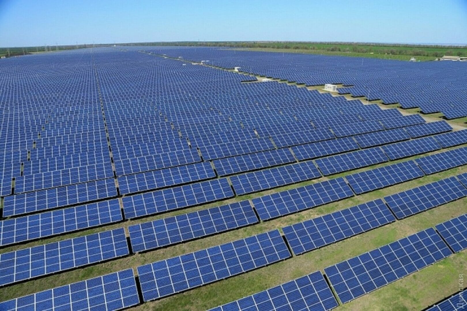 The largest solar power plant in Ukraine is located in the city of Tokmak