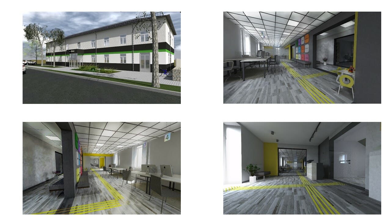 Administrative Services Centre (visualization of the design project)