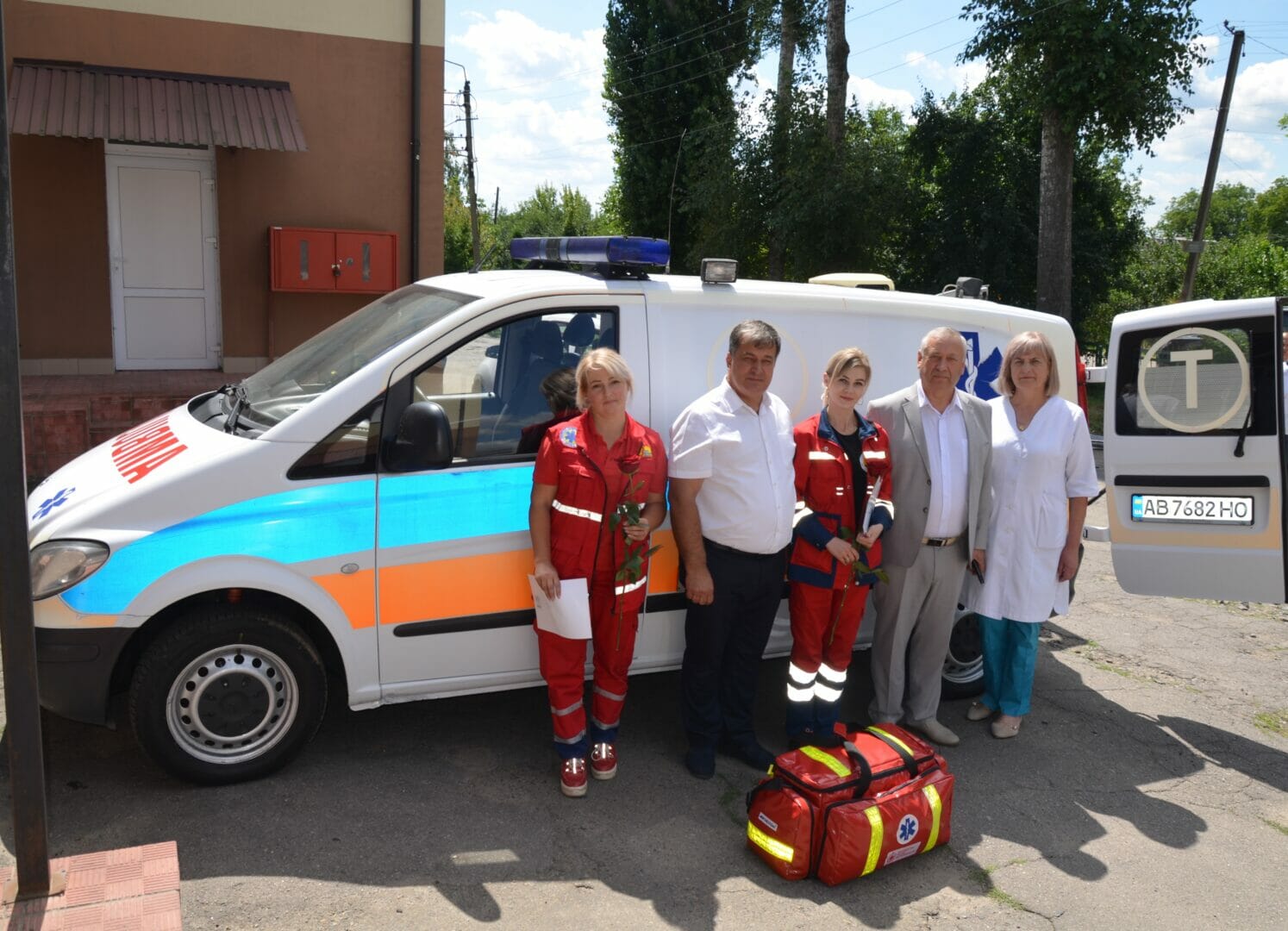 The ambulance from Wolshtyn will be used by the Lityn hospital