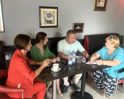 Discussion of the areas of the community’s economic development strategy after the de-occupation with Radoslava NGO and Aleksandra & C NGO