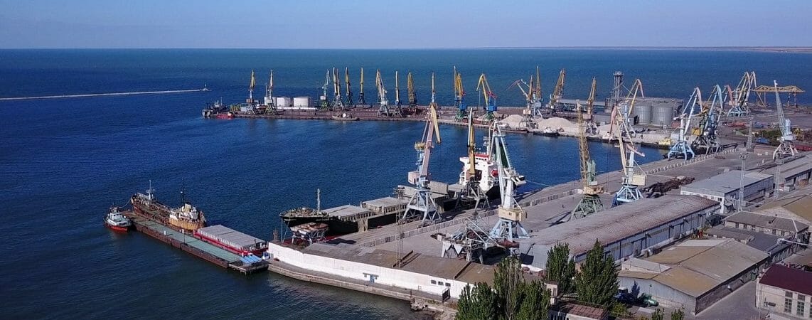 Berdiansk Port before the occupation 
