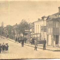 Historical photo of the town of Berezne 