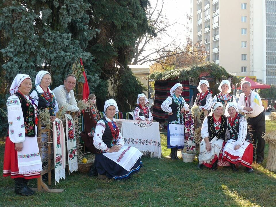   Berehynia group at the insurgent song festival in the city of Lutsk 