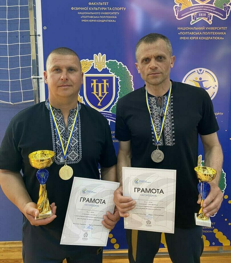 Prize winner of sports competitions (the head of the community on the right)