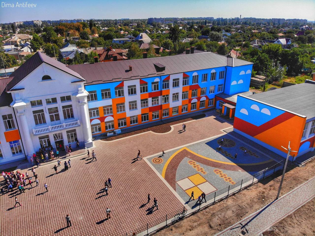 Melitopol secondary school No. 23 after an overhaul