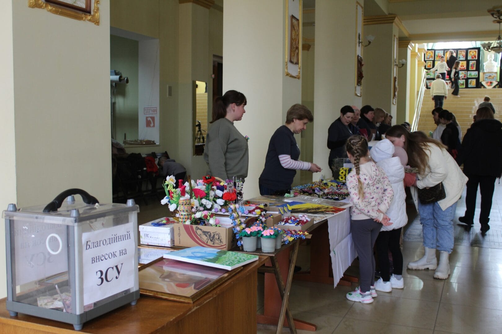A charity fair held by the Battle Bees volunteer centre