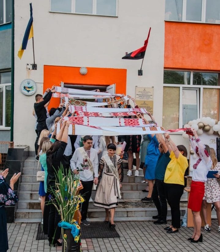 The Colored Dream School in the village of Verkhnya Rozhanka of the Slavsko settlement community