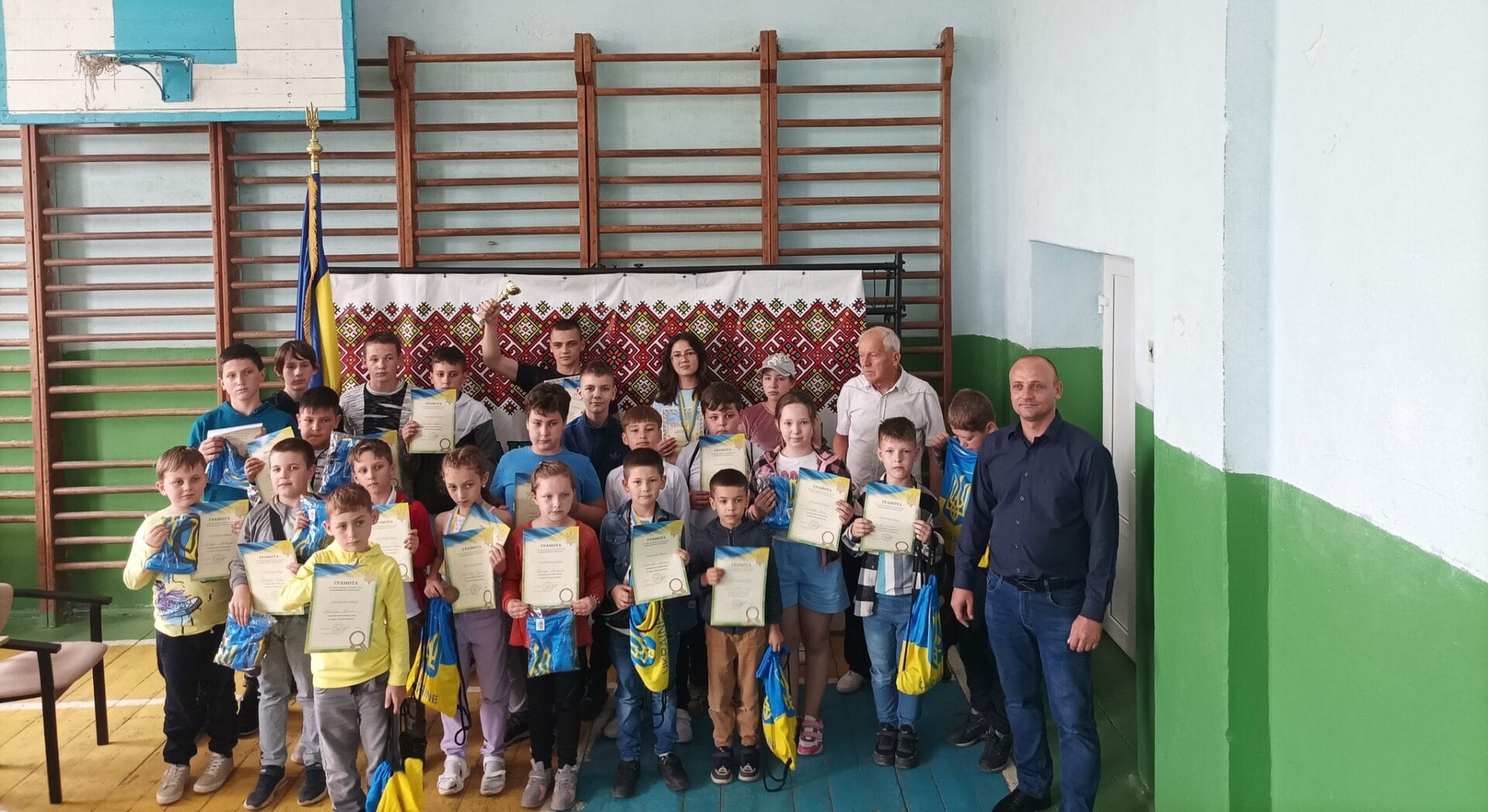 Young winners of the chess tournament