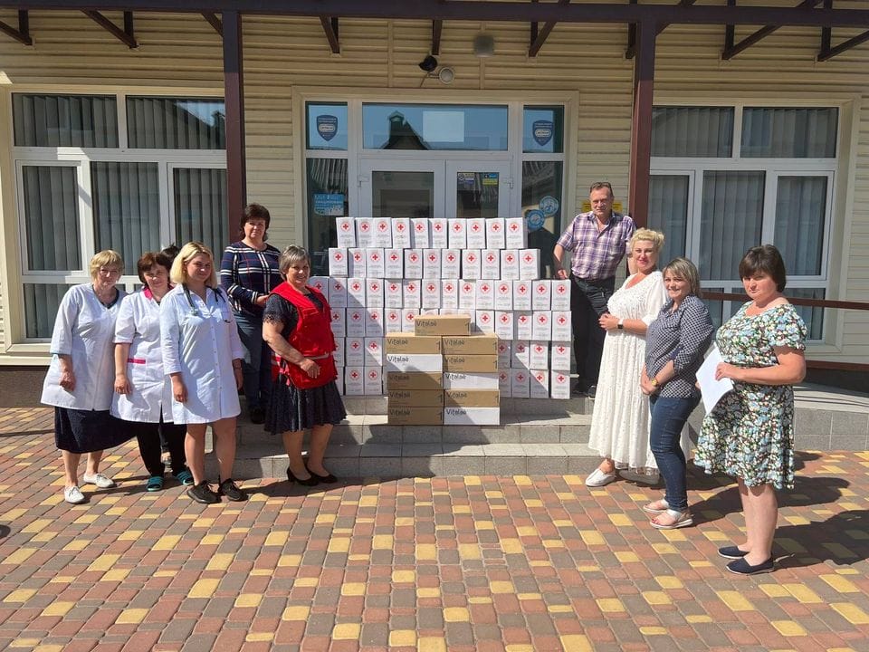 Humanitarian aid for the Zgurivka hospital