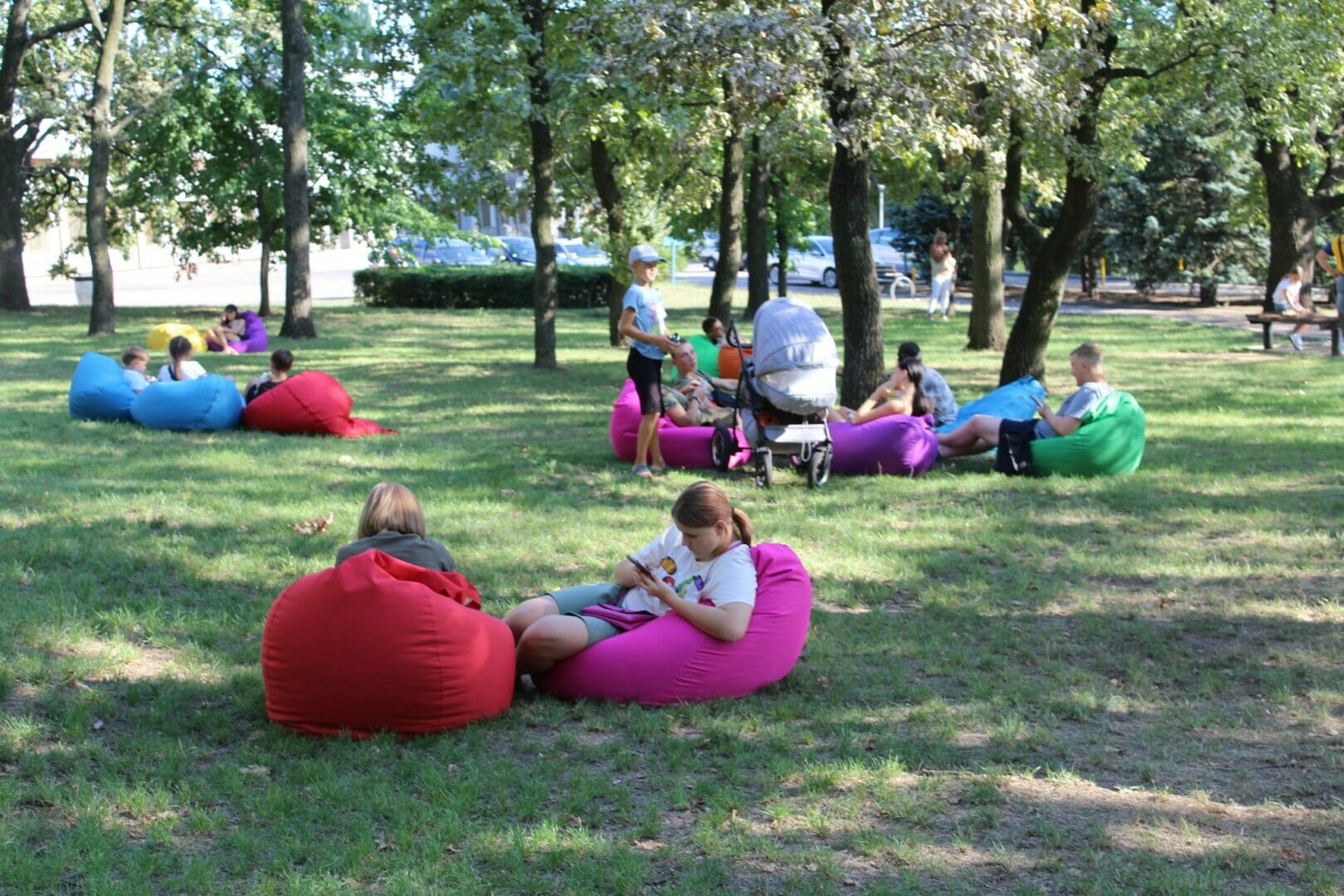 Park zone in Yuzhnoukrainsk