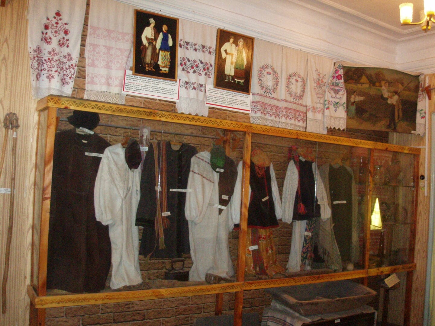 Exhibits at the Lokhvytsia museum