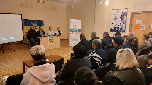 Meeting of Bohdan Tkachenko with residents of the community in the city of Zaporizhzhia