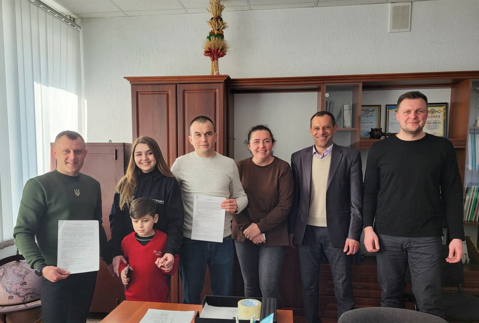 Signing a cooperation memorandum with the Posmishka UA charitable foundation