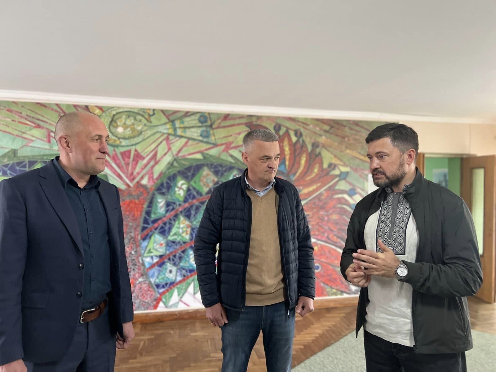A meeting of the Mayor of Morshyn with the Mayor of the hero city of Mariupol and the Director of the Morshynkurort Sanatorium State-Owned Enterprise