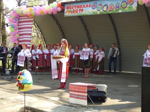 Pysanka festival in the village park
