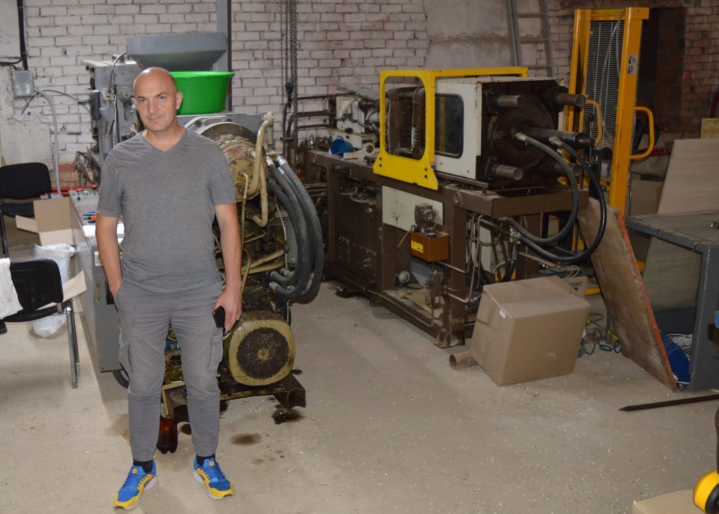 Assembled in the assembly shop of the relocated business and business owner Ruslan Sadovskyi