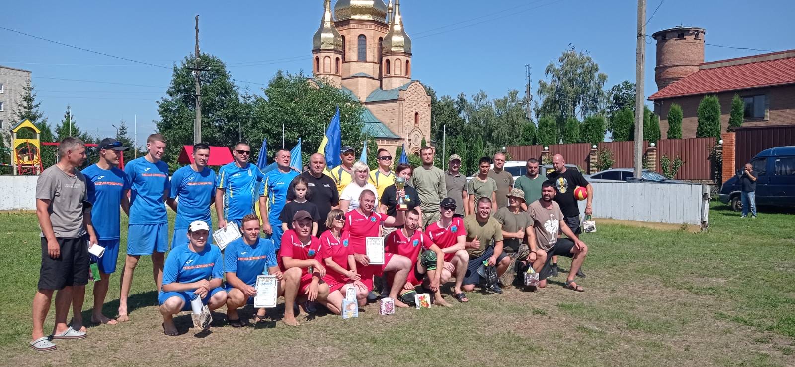Volleyball tournament of the Yampil community on the occasion of the Independence Day of Ukraine