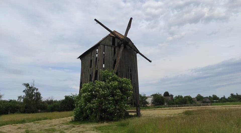 Windmill in the Cherniakhiv community