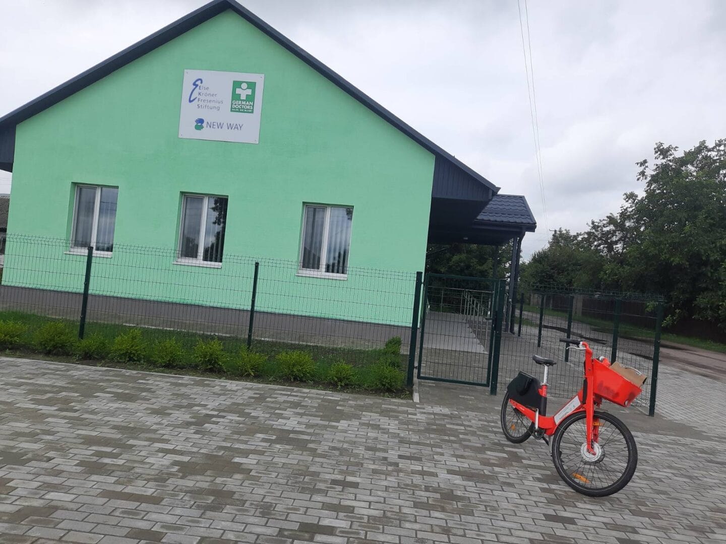 Renovated paramedic-midwifery centre in the village of Kolychivka