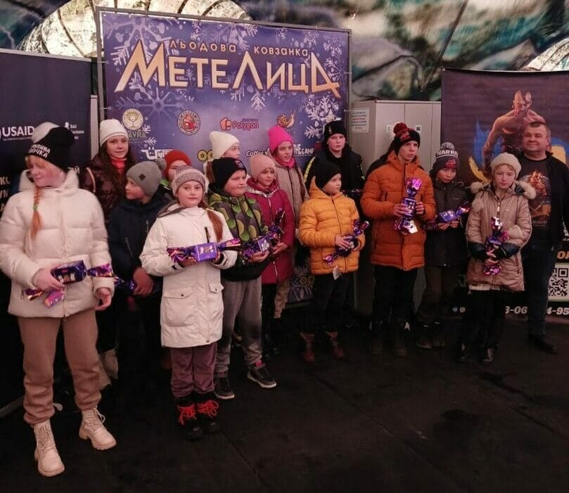 New Year’s celebration event held for internally displaced children by the Mykhailivka Settlement Council, OTAMANY charity organization and Coordination Humanitarian Centre of Zaporizhia