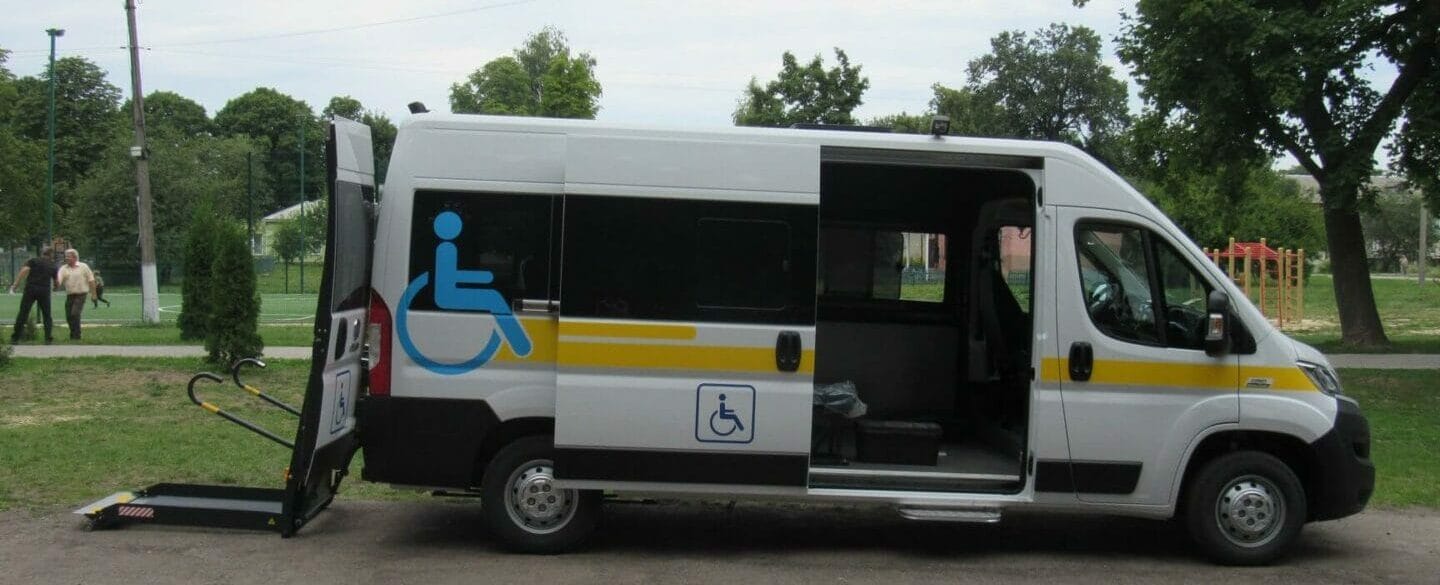 A special motor vehicle for the transportation of persons with disabilities