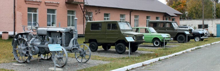 Museum of retro equipment in the village of Kozatske created on the initiative of Viktor Hala