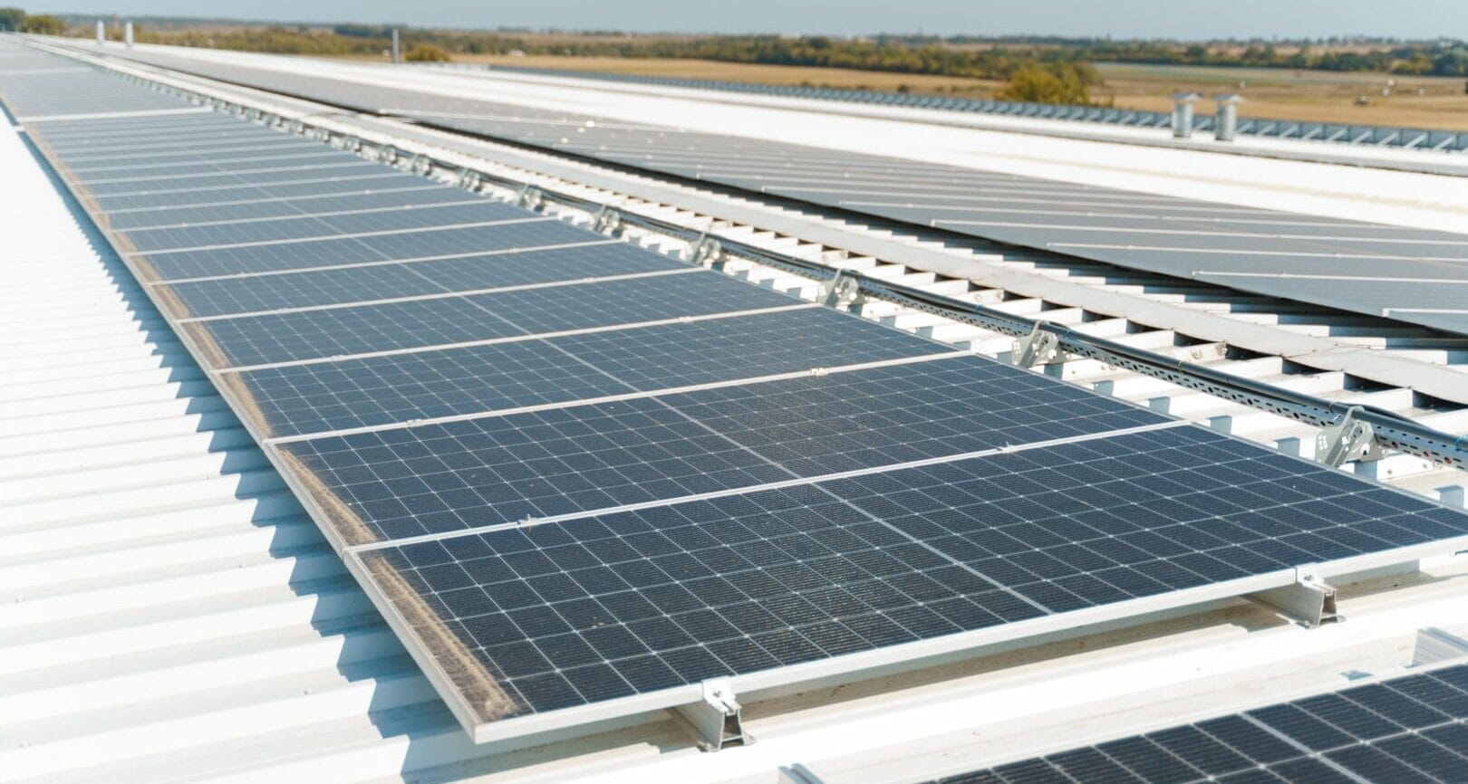 The solar power plant of the GreenCool plant in Vinnytsia
