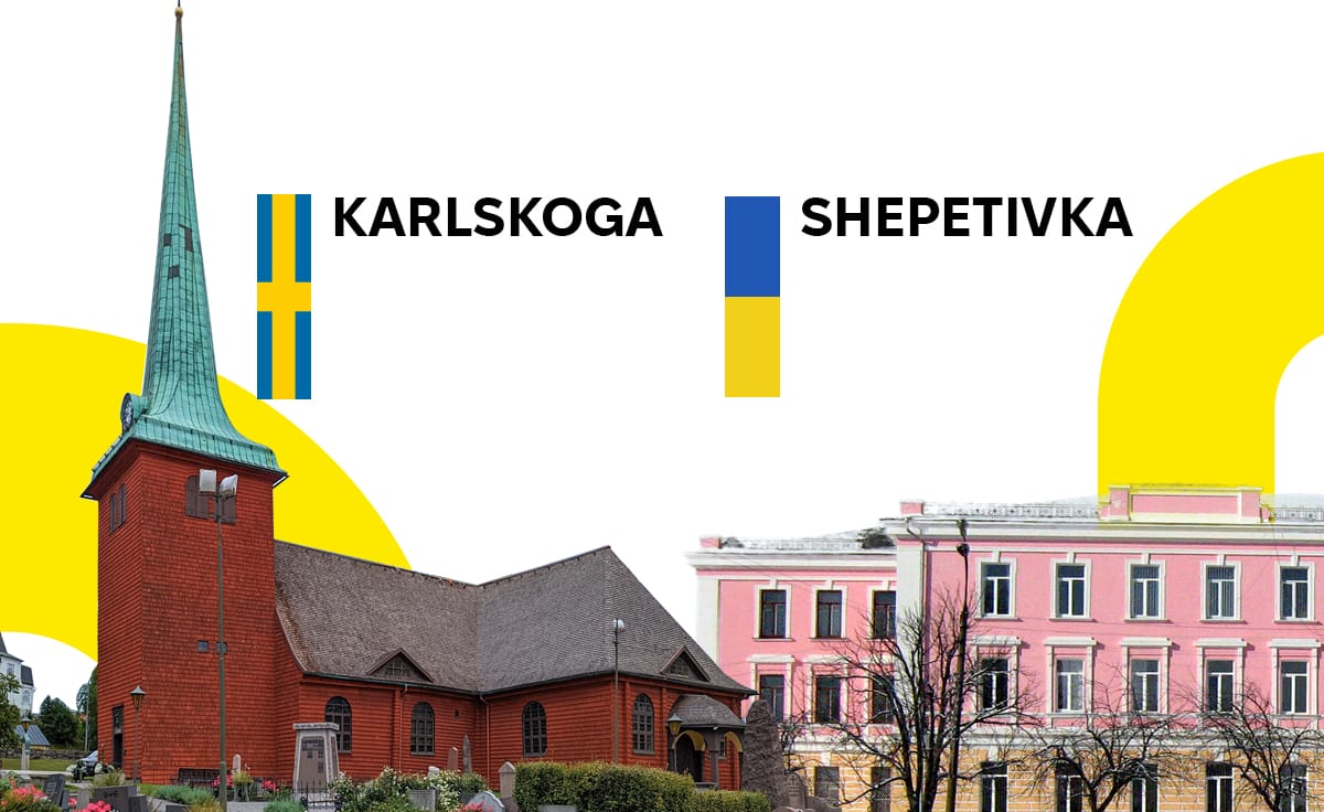 Swedish City Of Karlskoga Became The First Twin City Of Shepetivka 