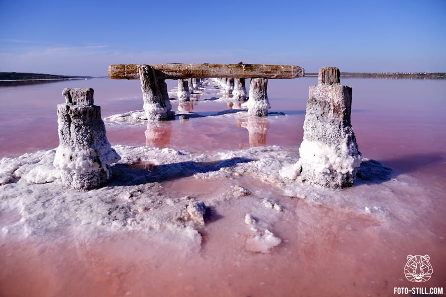 Salt columns of the Kuialnyk Estuary