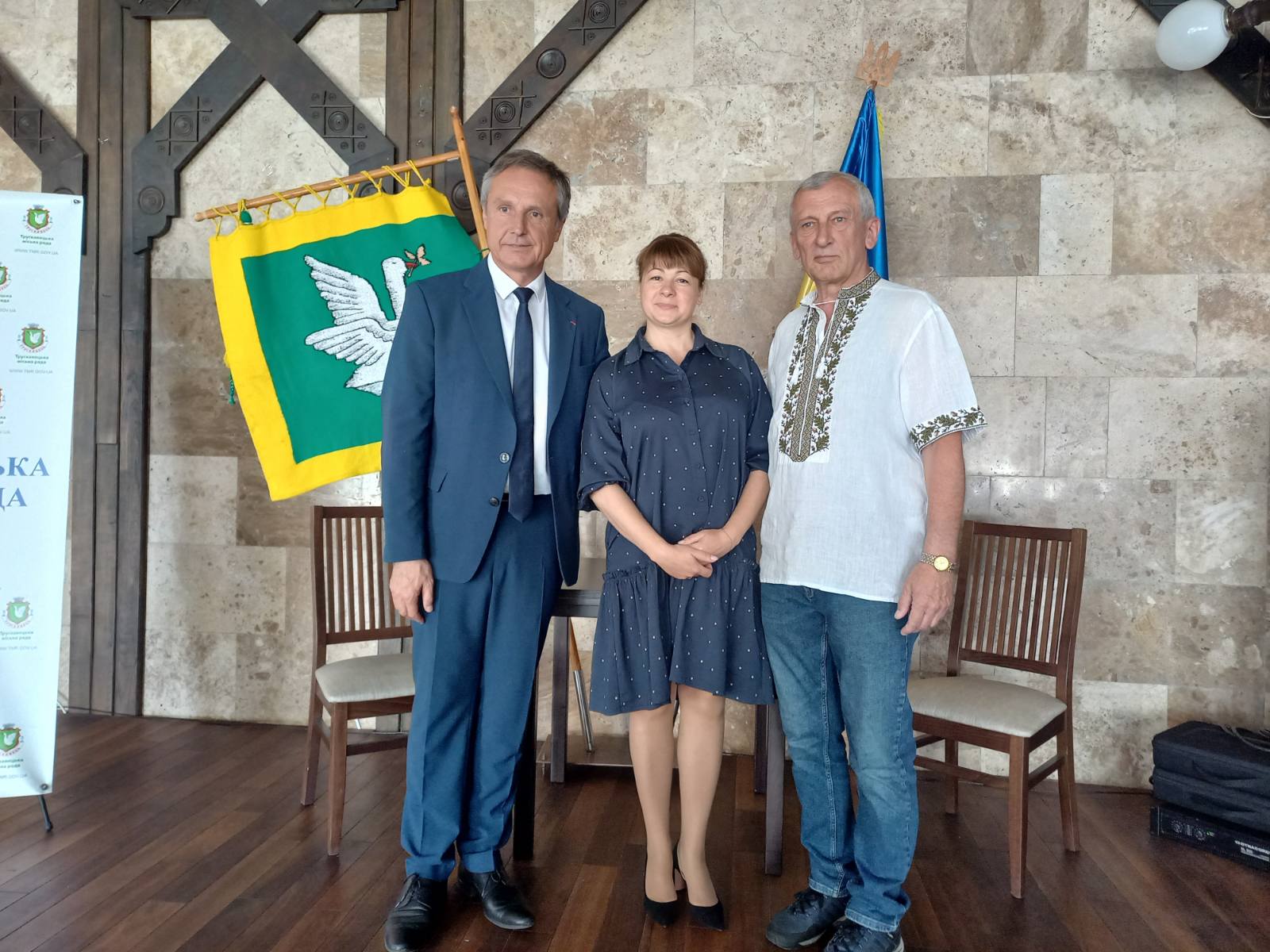 First Deputy Mayor Olha Zikeeva in the town of Truskavets at the Fifth International Forum of the Commonwealth of Communities of the Lviv Region and the Sumy Region with Communities of the European Union