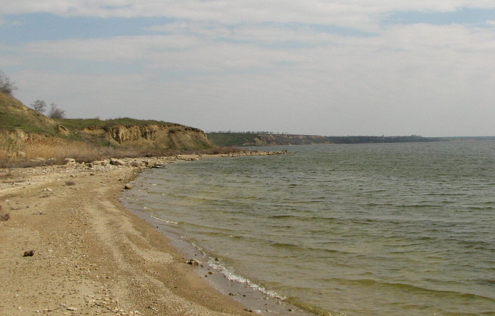 Coast of the Khadzhybei estuary