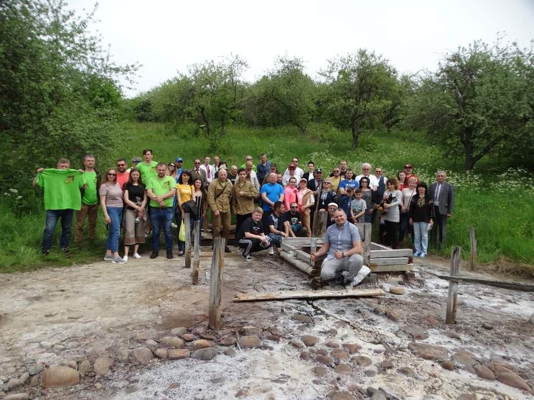 A salt well: a historical landmark in Novytsia