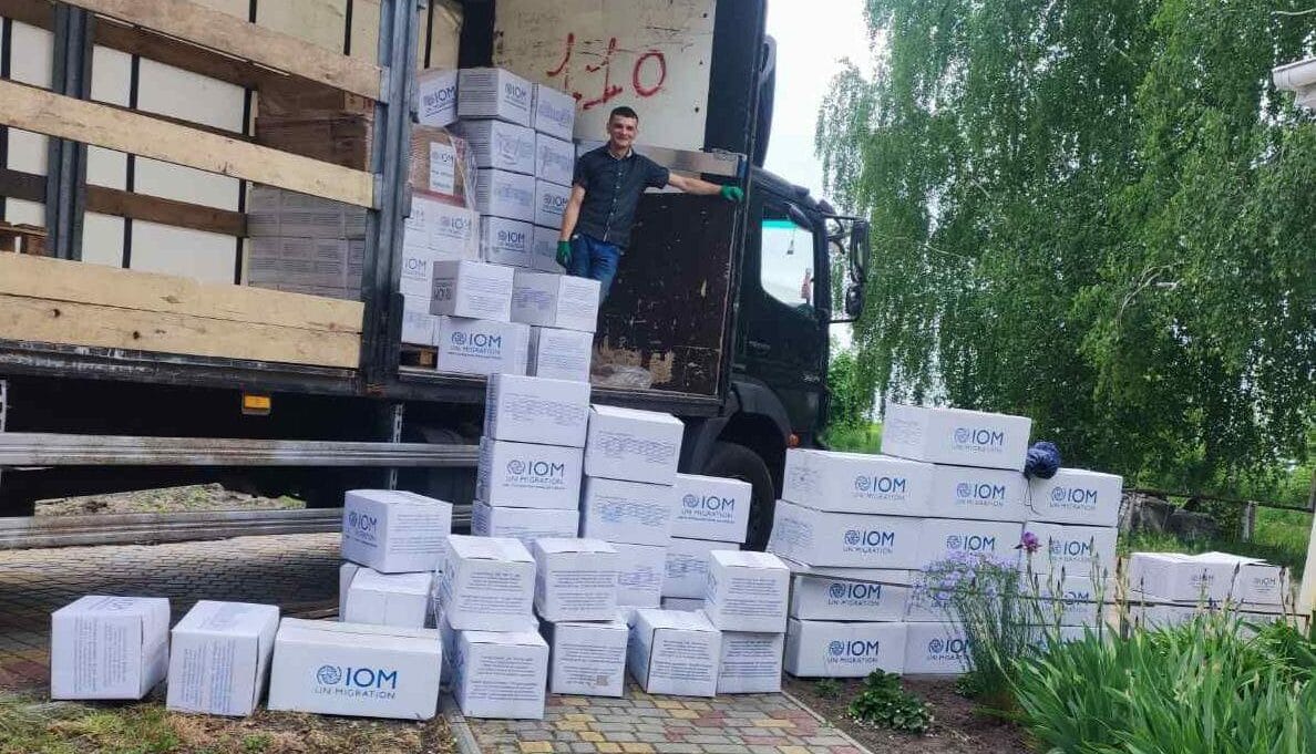 Humanitarian aid provided by ІОМ